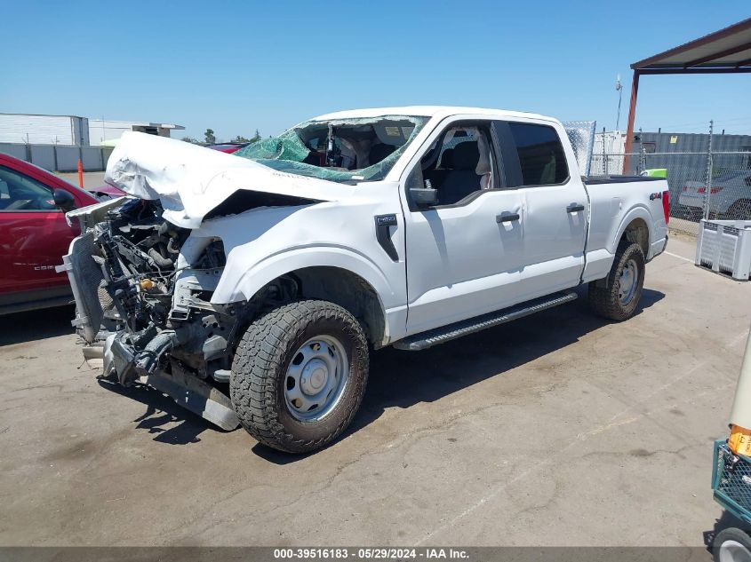 2022 Ford F-150 Xl VIN: 1FTFW1E57NKE11166 Lot: 39516183