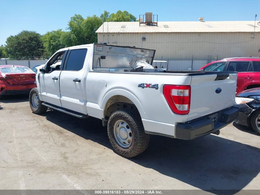 2022 Ford F-150 Xl VIN: 1FTFW1E57NKE11166 Lot: 39516183