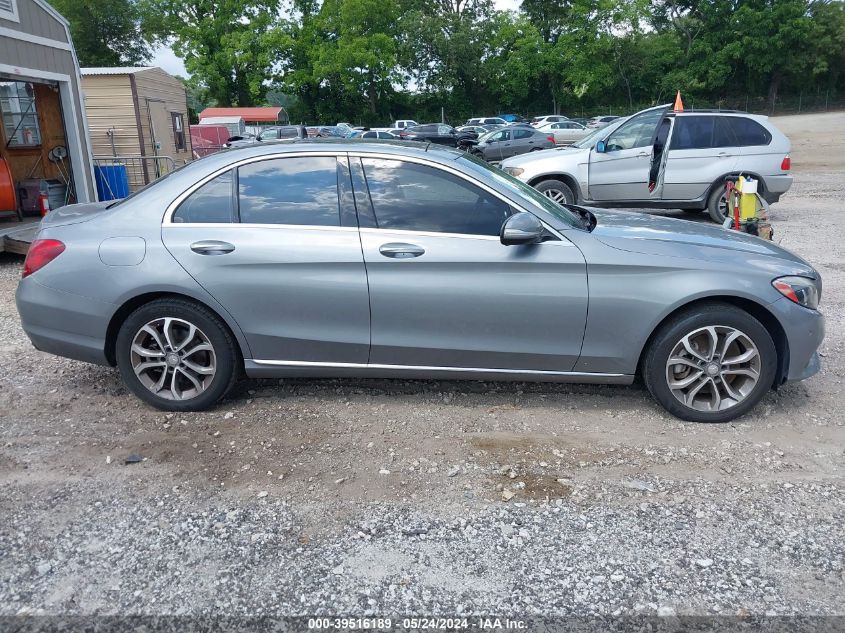 2015 Mercedes-Benz C 300 4Matic/Luxury 4Matic/Sport 4Matic VIN: 55SWF4KB1FU076494 Lot: 39516189