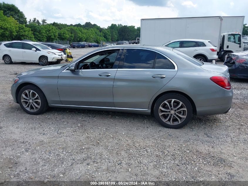 2015 Mercedes-Benz C 300 4Matic/Luxury 4Matic/Sport 4Matic VIN: 55SWF4KB1FU076494 Lot: 39516189