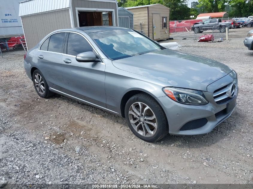 2015 Mercedes-Benz C 300 4Matic/Luxury 4Matic/Sport 4Matic VIN: 55SWF4KB1FU076494 Lot: 39516189