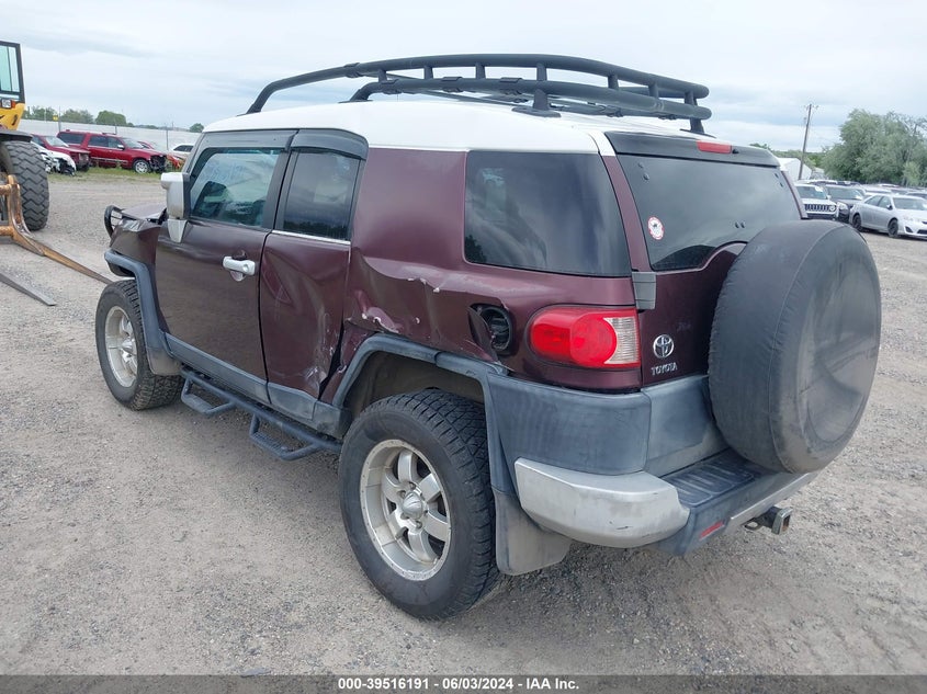 2007 Toyota Fj Cruiser VIN: JTEBU11F170036856 Lot: 39516191