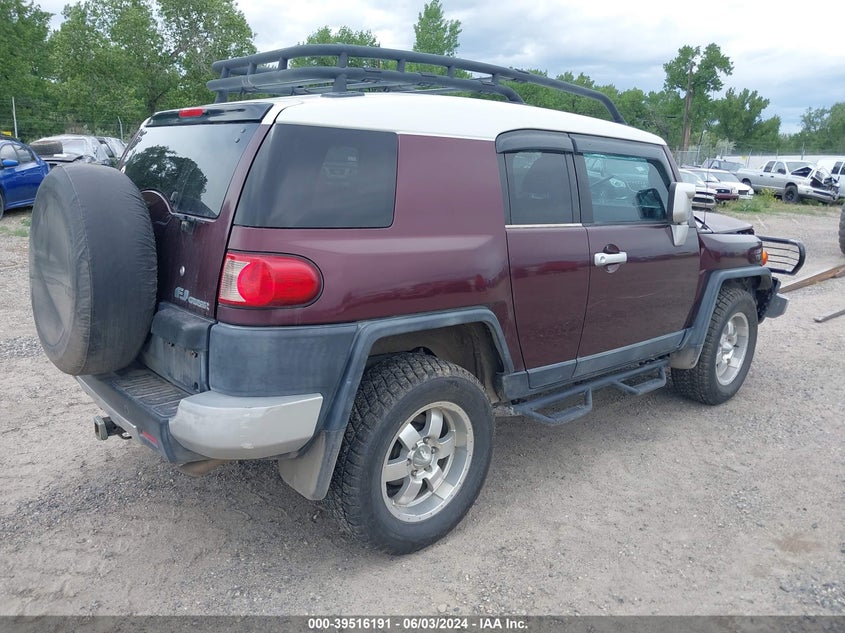 2007 Toyota Fj Cruiser VIN: JTEBU11F170036856 Lot: 39516191
