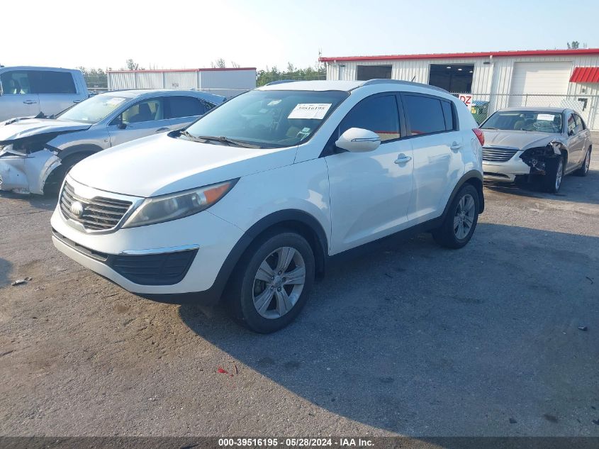 2013 Kia Sportage Lx VIN: KNDPB3A29D7437163 Lot: 39516195