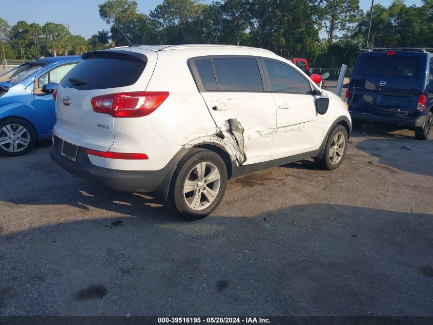 2013 Kia Sportage Lx VIN: KNDPB3A29D7437163 Lot: 39516195