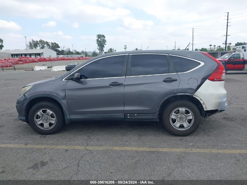 2015 Honda Cr-V Lx VIN: 3CZRM3H36FG712216 Lot: 39516205