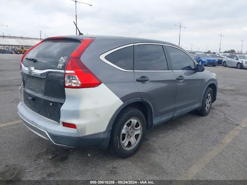 2015 Honda Cr-V Lx VIN: 3CZRM3H36FG712216 Lot: 39516205