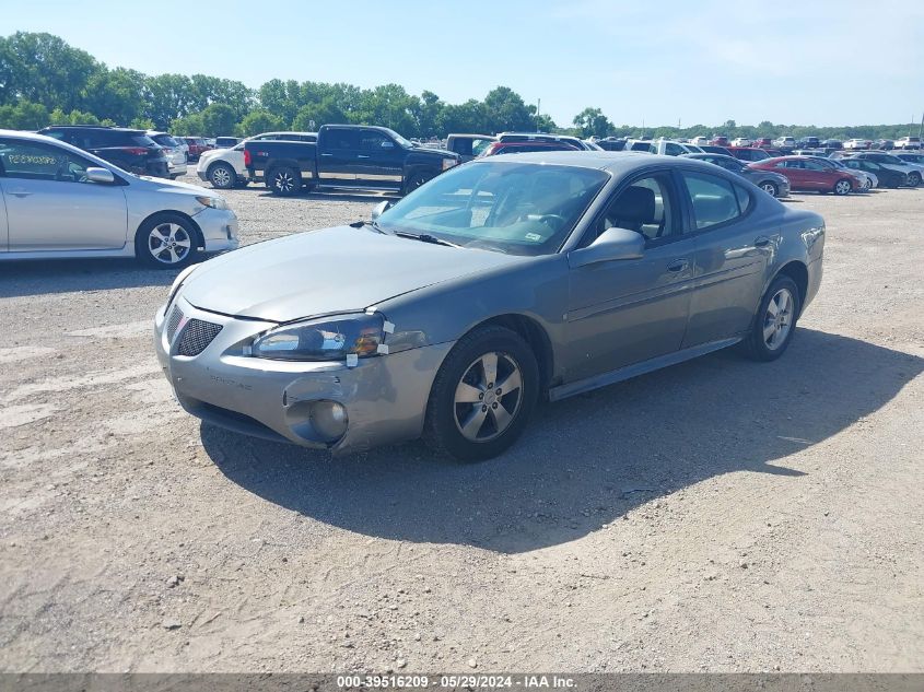 2008 Pontiac Grand Prix VIN: 2G2WP552281108086 Lot: 39516209