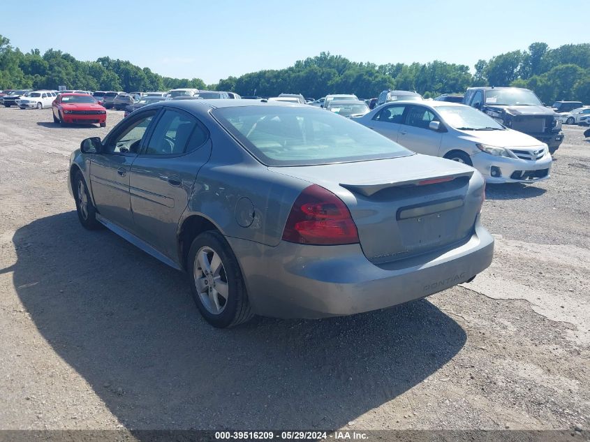 2008 Pontiac Grand Prix VIN: 2G2WP552281108086 Lot: 39516209