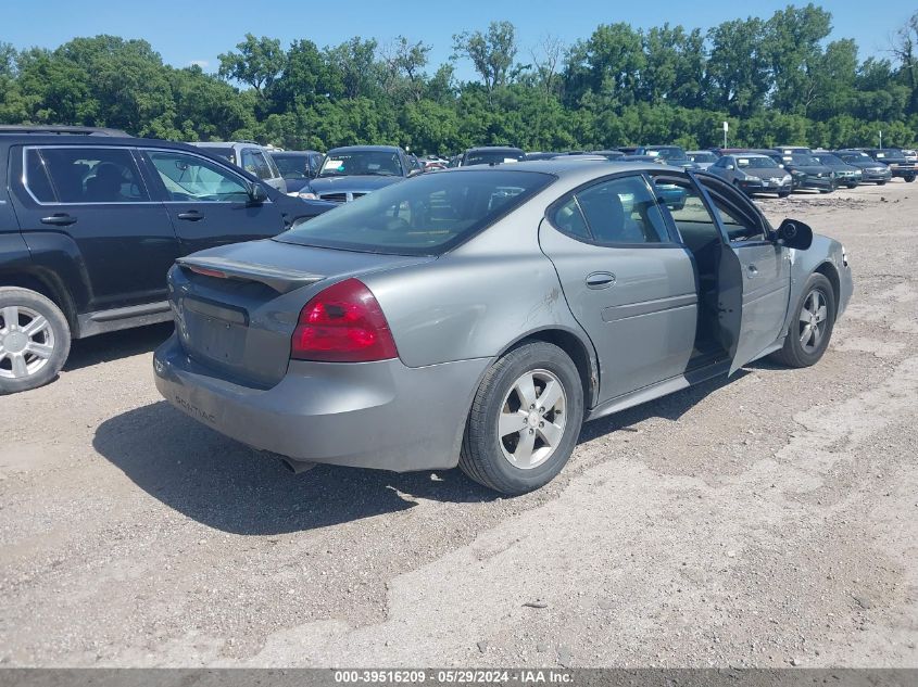 2008 Pontiac Grand Prix VIN: 2G2WP552281108086 Lot: 39516209