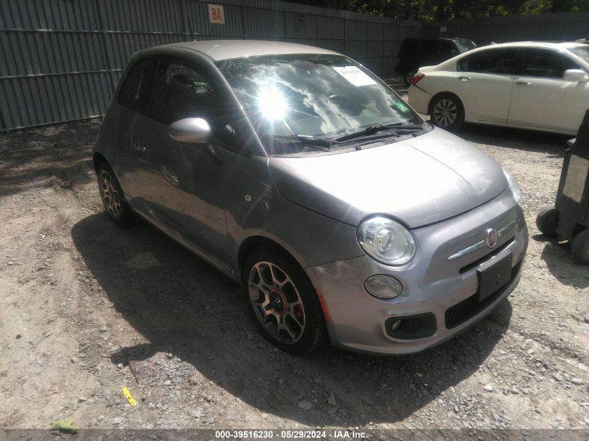 2015 Fiat 500 Sport VIN: 3C3CFFBR5FT741531 Lot: 39516230