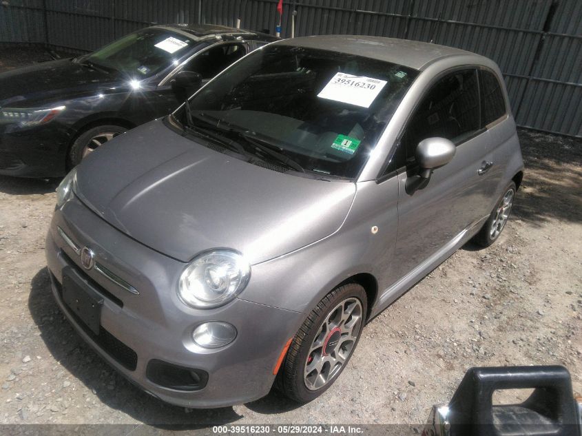 2015 Fiat 500 Sport VIN: 3C3CFFBR5FT741531 Lot: 39516230