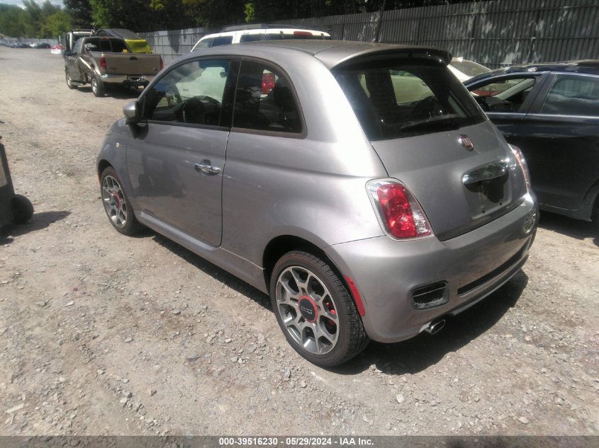 2015 Fiat 500 Sport VIN: 3C3CFFBR5FT741531 Lot: 39516230