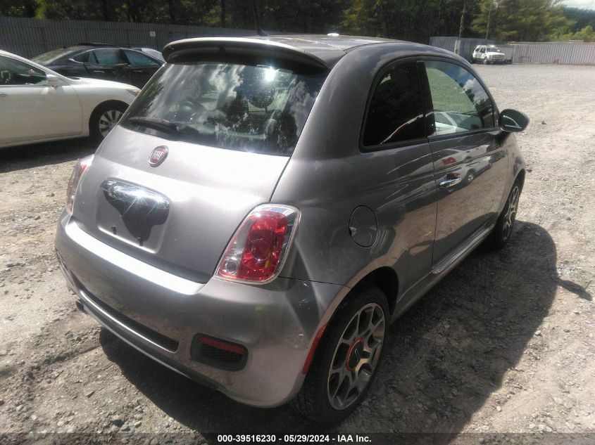 2015 Fiat 500 Sport VIN: 3C3CFFBR5FT741531 Lot: 39516230