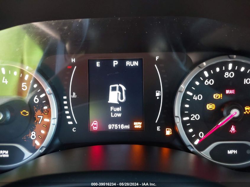 2017 Jeep Renegade Altitude 4X4 VIN: ZACCJBBB9HPG47510 Lot: 39516234