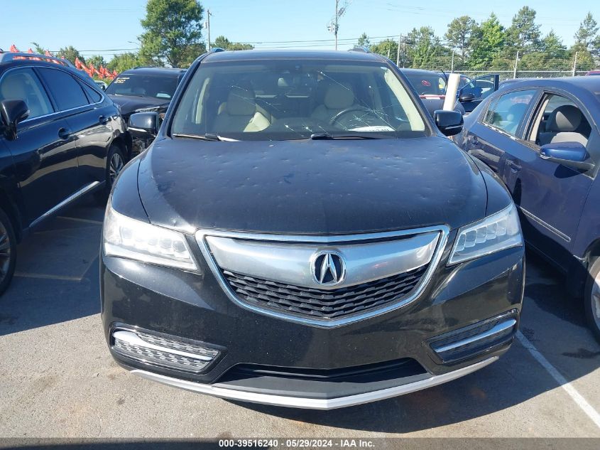 2015 Acura Mdx Technology Package VIN: 5FRYD3H42FB010327 Lot: 39516240