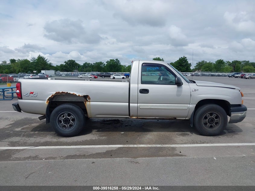 2004 Chevrolet Silverado 1500 Ls VIN: 1GCEK14T44Z251793 Lot: 39516258