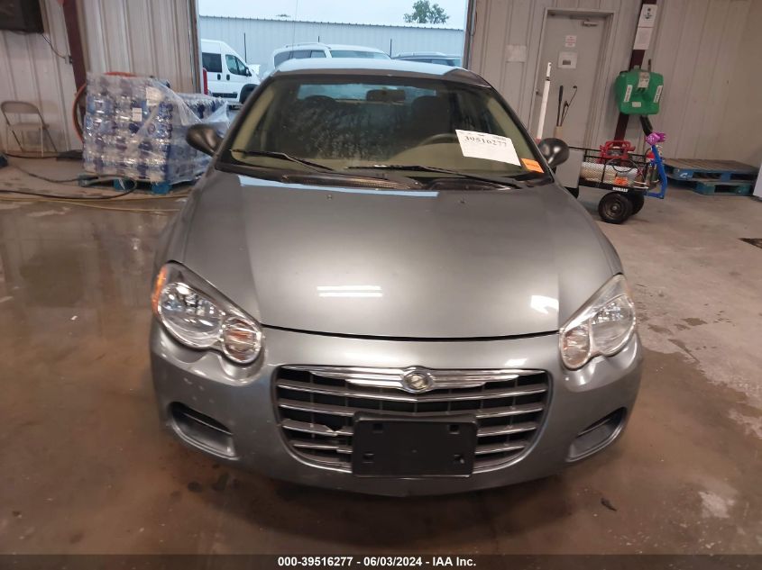 2006 Chrysler Sebring VIN: 1C3EL46X36N142996 Lot: 39516277