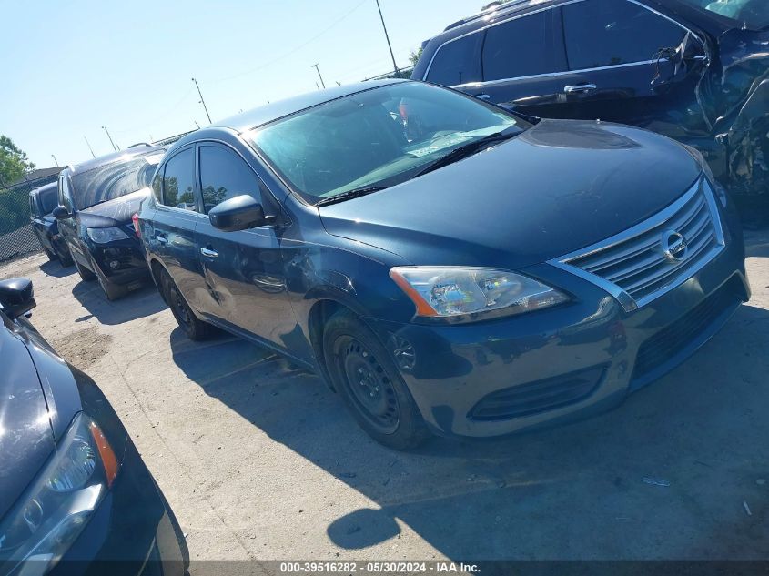 2014 Nissan Sentra Sv VIN: 1N4AB7AP4EN855724 Lot: 39516282