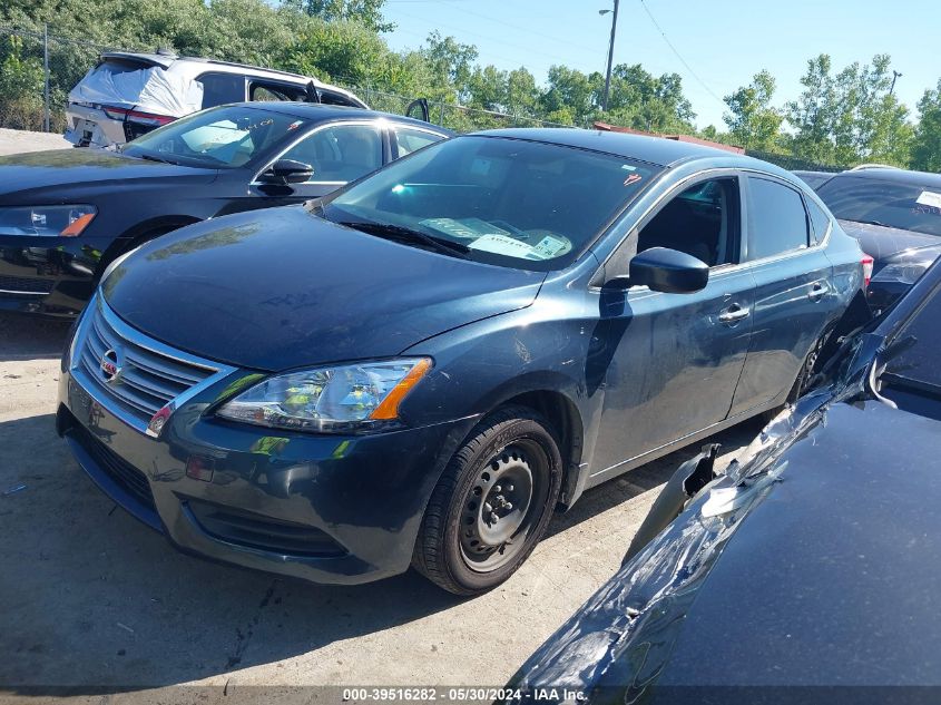 2014 Nissan Sentra Sv VIN: 1N4AB7AP4EN855724 Lot: 39516282