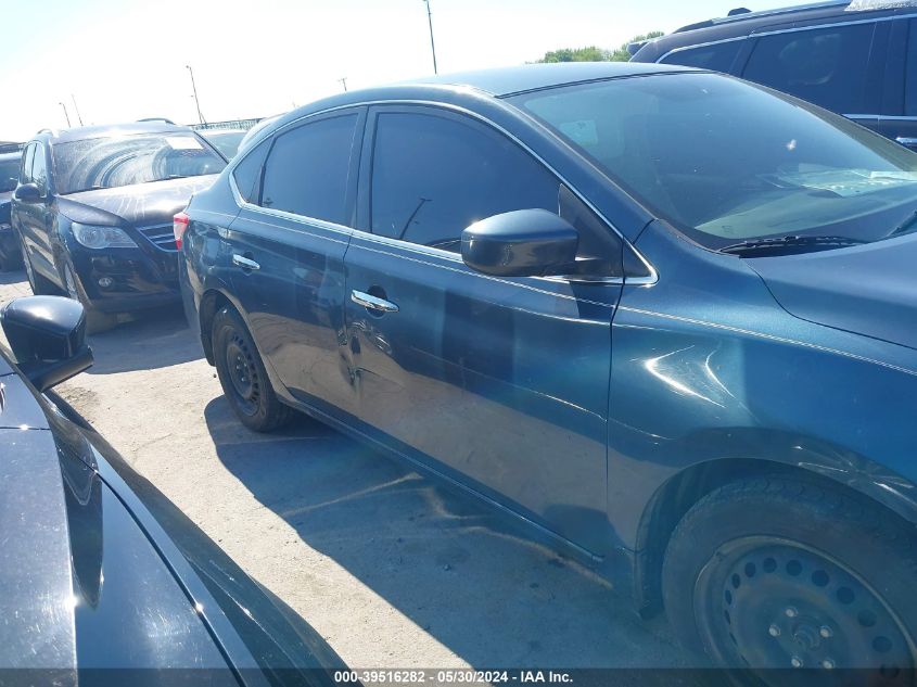 2014 Nissan Sentra Sv VIN: 1N4AB7AP4EN855724 Lot: 39516282