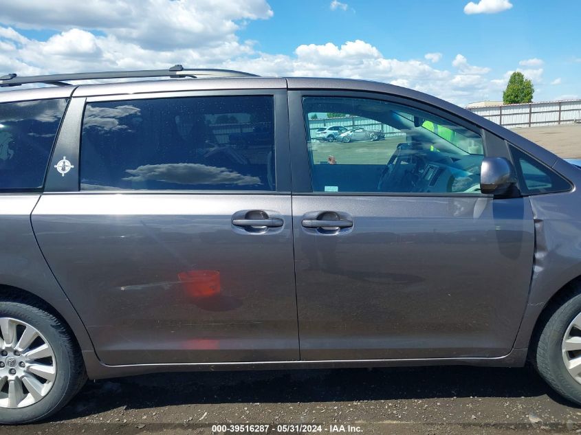 2012 Toyota Sienna Le 7 Passenger VIN: 5TDJK3DC5CS045134 Lot: 39516287