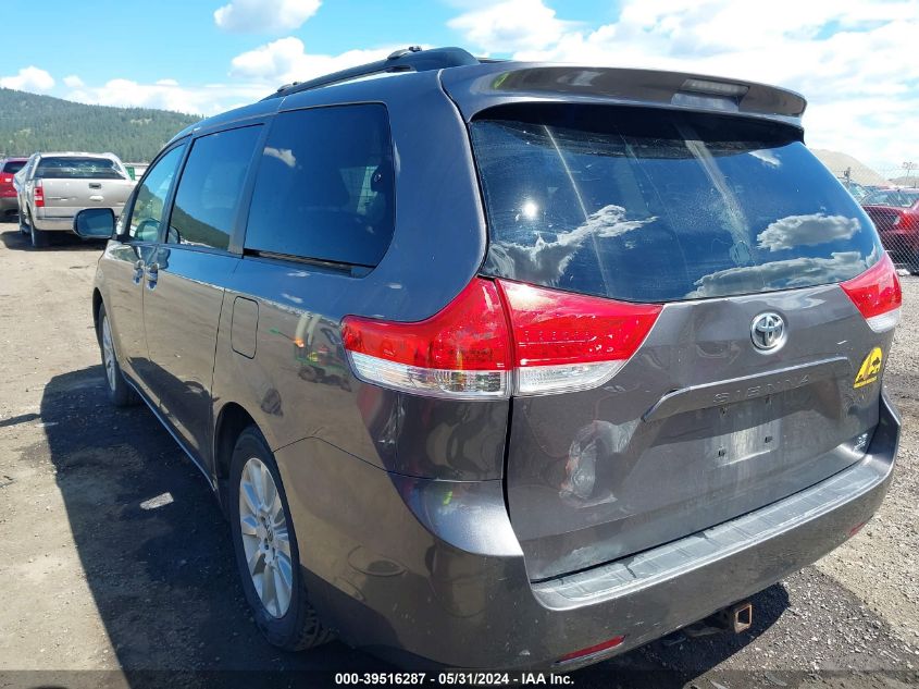 2012 Toyota Sienna Le 7 Passenger VIN: 5TDJK3DC5CS045134 Lot: 39516287