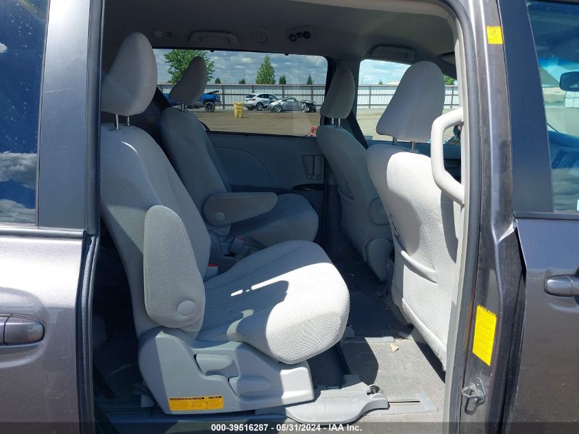 2012 Toyota Sienna Le 7 Passenger VIN: 5TDJK3DC5CS045134 Lot: 39516287