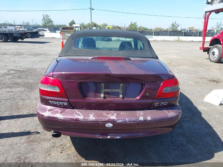 2000 Volvo C70 Lt VIN: YV1NC56D6YJ008012 Lot: 39516290
