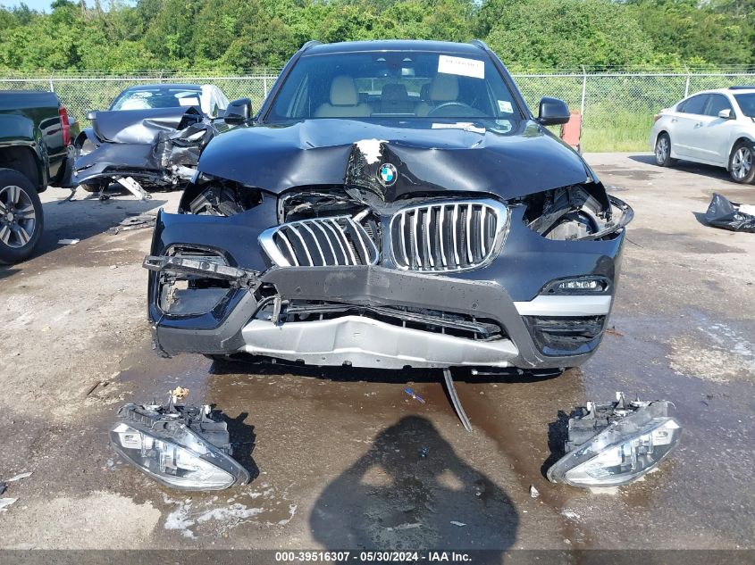 2021 BMW X3 Sdrive30I VIN: 5UXTY3C07M9G88052 Lot: 39516307