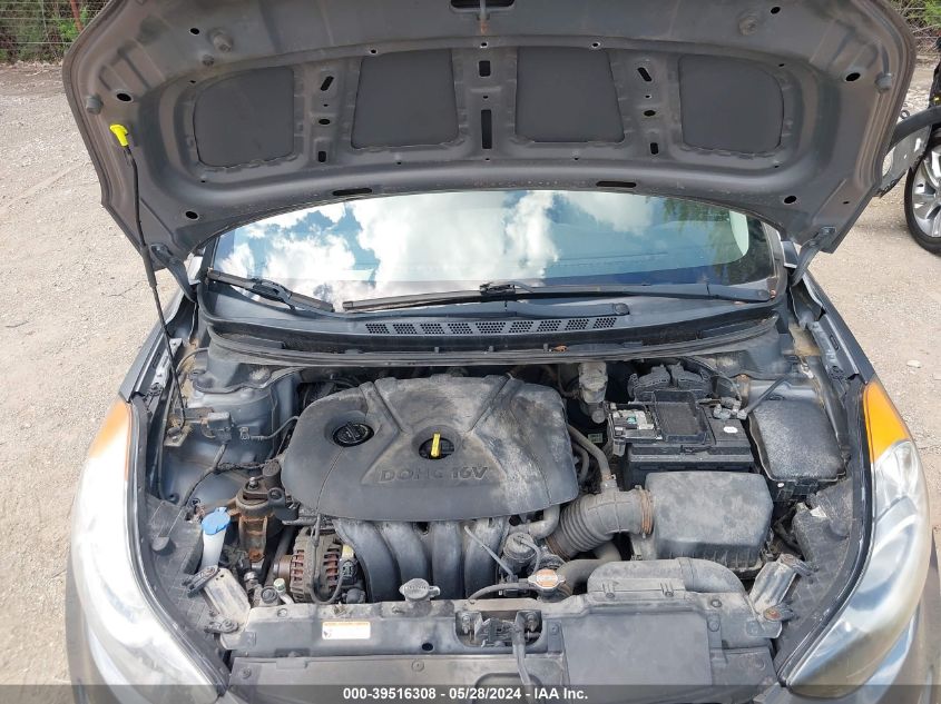 2012 Hyundai Elantra Gls/Limited VIN: 5NPDH4AE9CH117790 Lot: 39516308