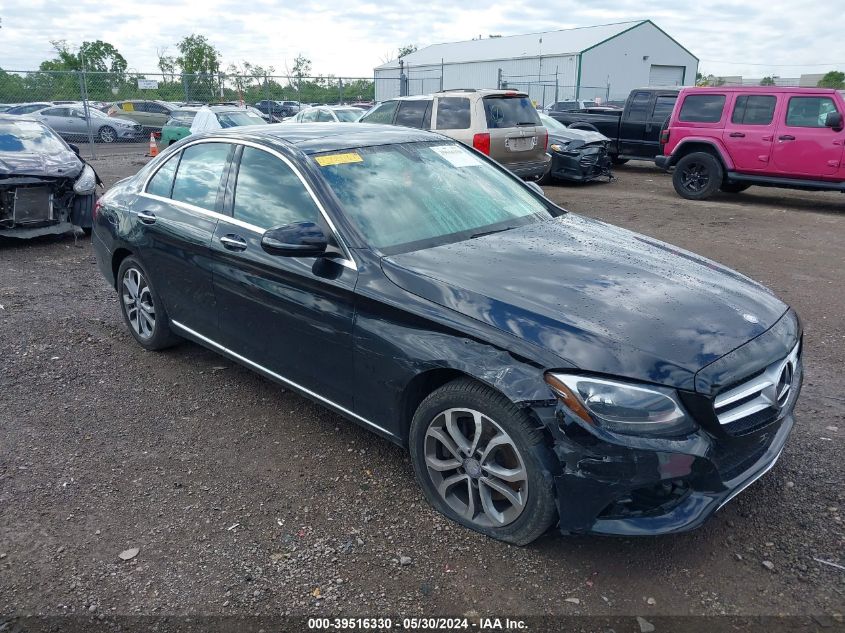 2016 Mercedes-Benz C 300 4Matic/Luxury 4Matic/Sport 4Matic VIN: 55SWF4KB2GU172068 Lot: 39516330