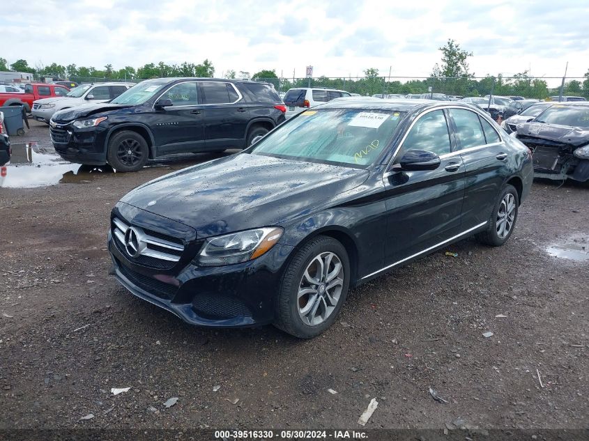 2016 Mercedes-Benz C 300 4Matic/Luxury 4Matic/Sport 4Matic VIN: 55SWF4KB2GU172068 Lot: 39516330