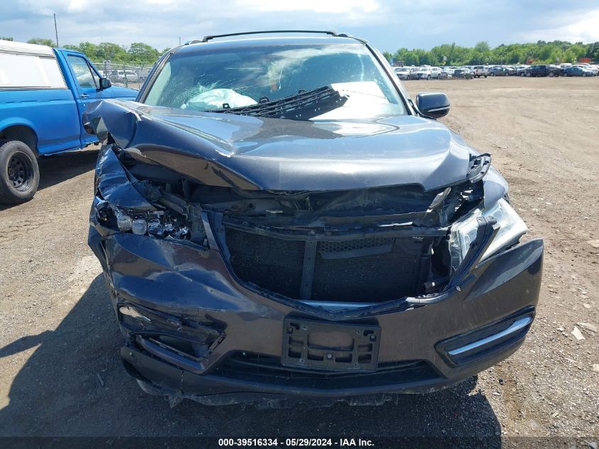 2014 Acura Mdx VIN: 5FRYD4H28EB006320 Lot: 39516334