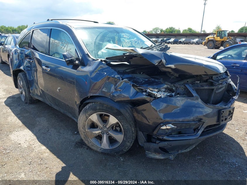 2014 Acura Mdx VIN: 5FRYD4H28EB006320 Lot: 39516334