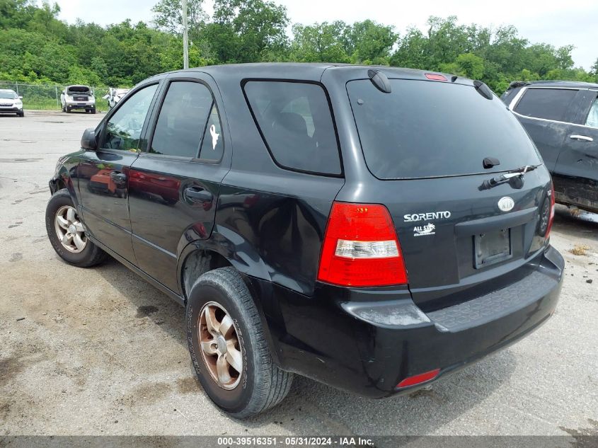 2009 Kia Sorento Lx Base VIN: KNDJD735X95889365 Lot: 39516351