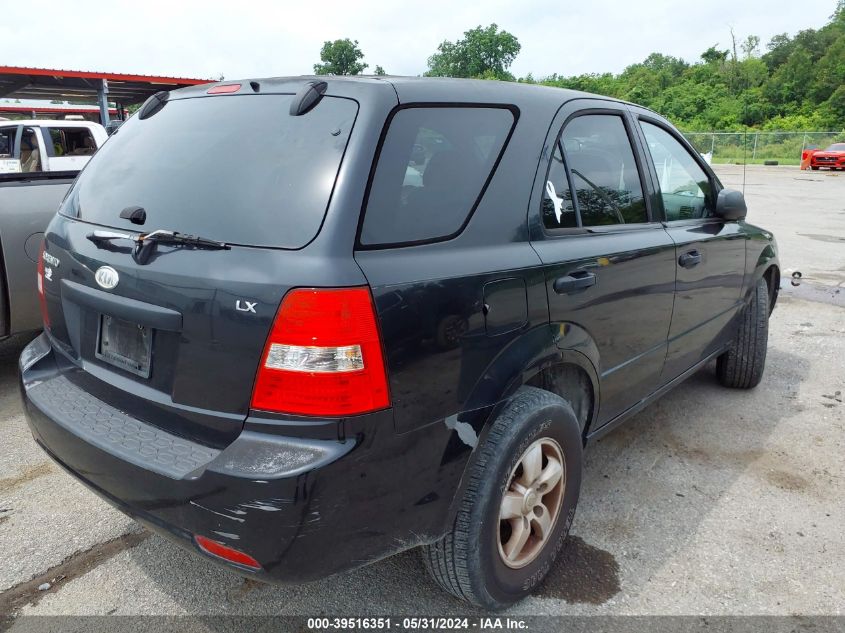 2009 Kia Sorento Lx Base VIN: KNDJD735X95889365 Lot: 39516351