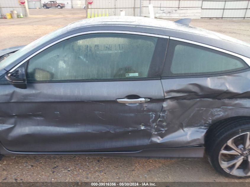 2019 Honda Civic Touring VIN: 2HGFC3B91KH356116 Lot: 39516356