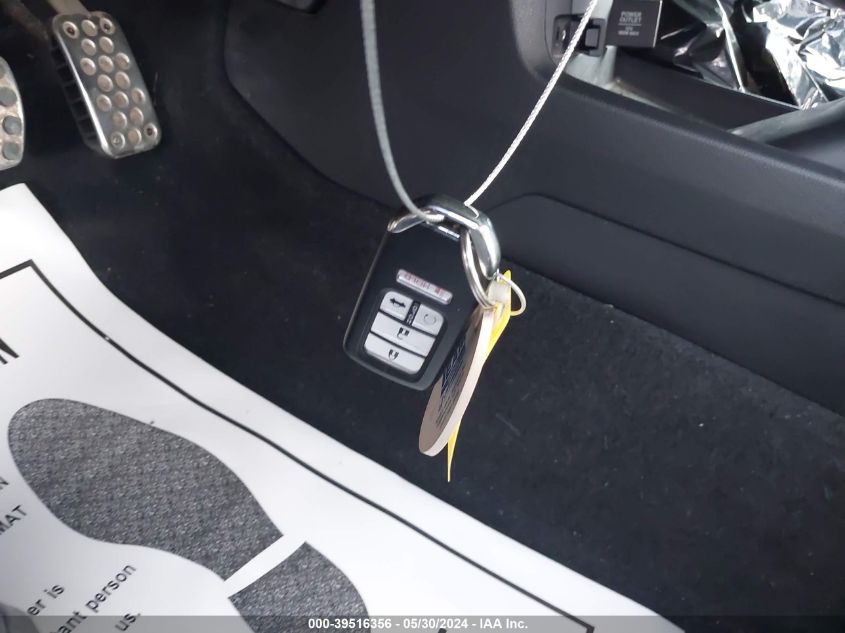 2019 Honda Civic Touring VIN: 2HGFC3B91KH356116 Lot: 39516356