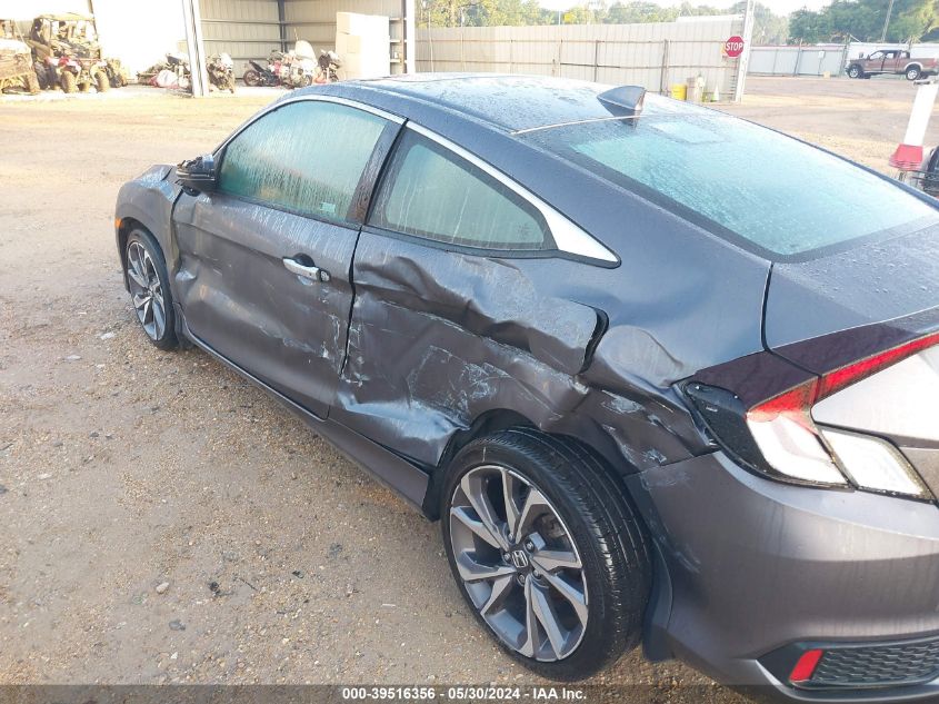 2019 Honda Civic Touring VIN: 2HGFC3B91KH356116 Lot: 39516356