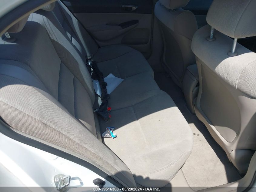 2010 Honda Civic Lx VIN: 2HGFA1F55AH547621 Lot: 39516360