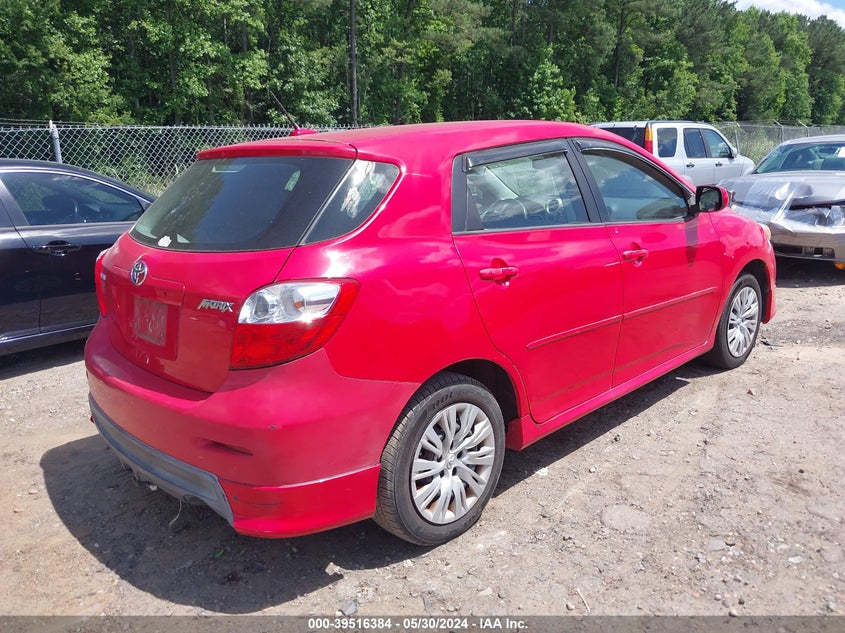 2010 Toyota Matrix VIN: 2T1KU4EE7AC523368 Lot: 39516384