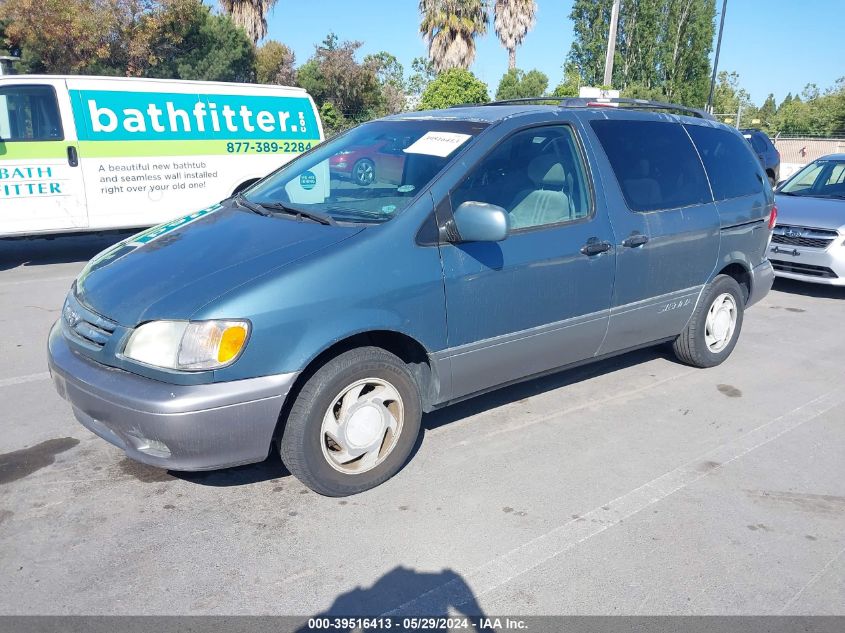 2001 Toyota Sienna Xle VIN: 4T3ZF13C61U368438 Lot: 39516413