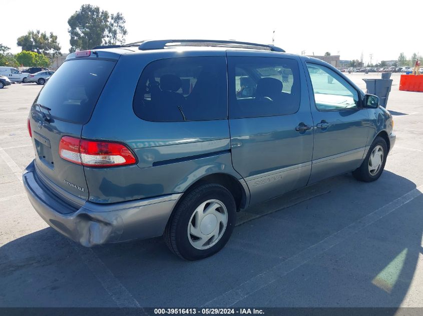 2001 Toyota Sienna Xle VIN: 4T3ZF13C61U368438 Lot: 39516413