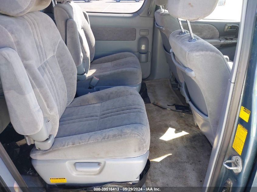 2001 Toyota Sienna Xle VIN: 4T3ZF13C61U368438 Lot: 39516413