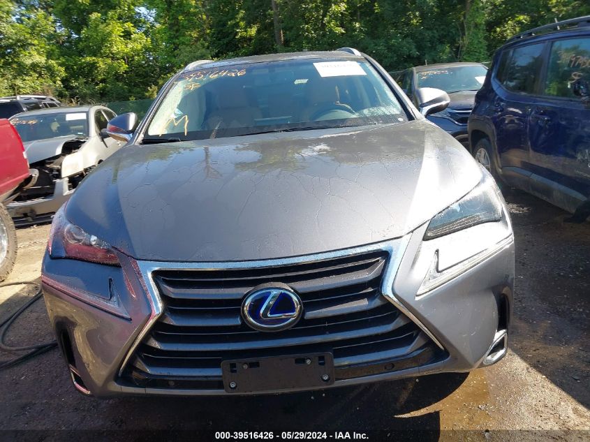 2017 Lexus Nx 300H VIN: JTJBJRBZ2H2066763 Lot: 39516426