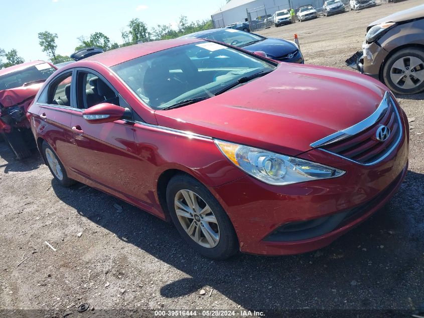 2014 Hyundai Sonata Gls VIN: 5NPEB4AC1EH903882 Lot: 39516444