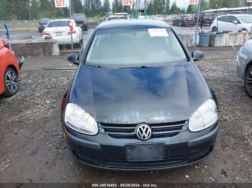 2008 Volkswagen Rabbit S VIN: WVWAA71K08W203182 Lot: 39516482