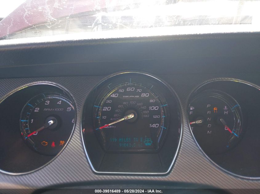 2011 Ford Taurus Sho VIN: 1FAHP2KT1BG128300 Lot: 39516489