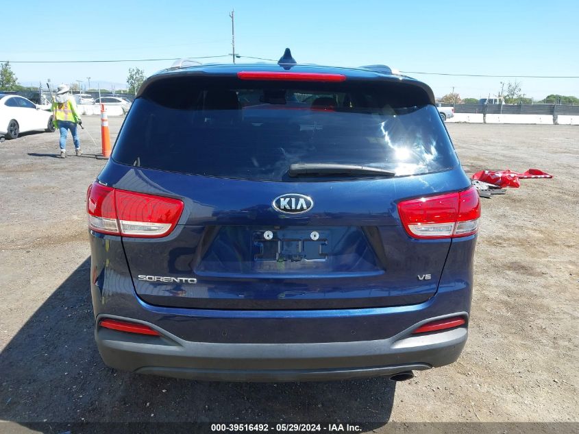 2018 Kia Sorento 3.3L Lx VIN: 5XYPG4A58JG397920 Lot: 39516492